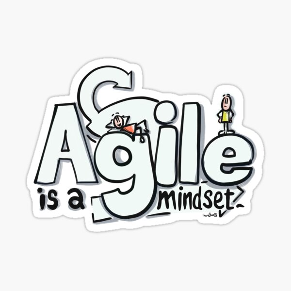 Agile is a Mindset Sticker