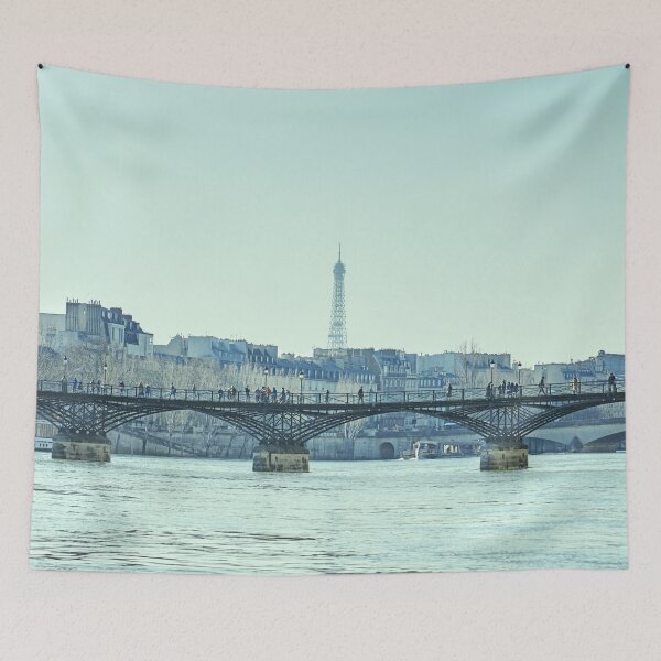 Item preview, Pont des Arts with the Eiffel Tower in Paris, France designed and sold by Skayart.