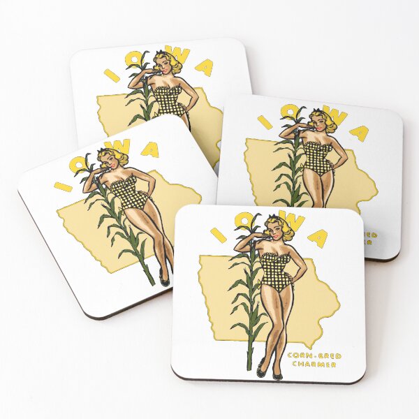 Item preview, Vintage Iowa Corn Pinup Girl designed and sold by NationalVintage.