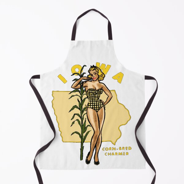 Item preview, Vintage Iowa Corn Pinup Girl designed and sold by NationalVintage.