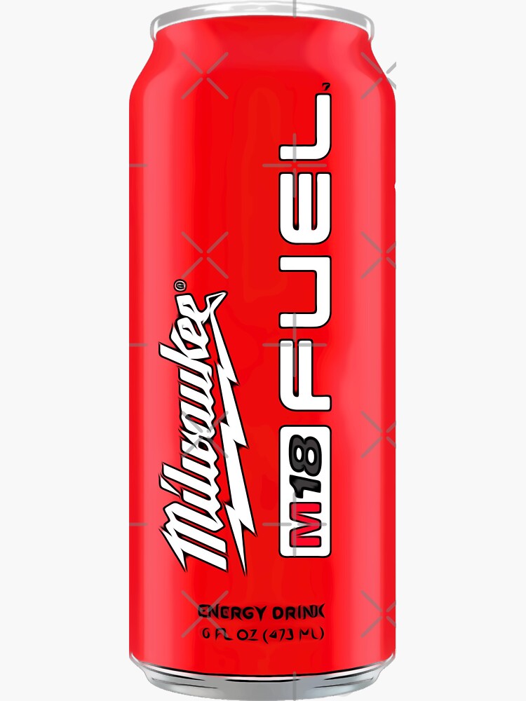 “M18 FUEL Energy Drink” Sticker for Sale by milwaukeemando | Redbubble