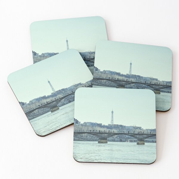 Item preview, Pont des Arts with the Eiffel Tower in Paris, France designed and sold by Skayart.
