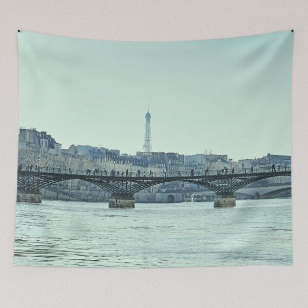 Item preview, Pont des Arts with the Eiffel Tower in Paris, France designed and sold by Skayart.