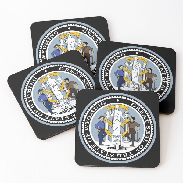 Item preview, The Great Seal Of State of Wyoming designed and sold by romeobravado.