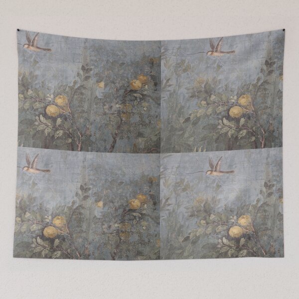 Item preview, Garden of Livia - Prima Porta - apple tree and bird designed and sold by The-Roman-Lady.