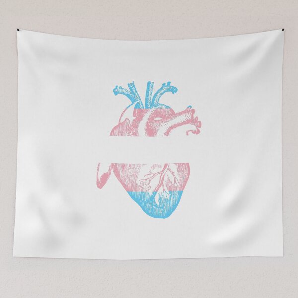 Item preview, Trans Heart - Transgender Pride Flag Heart Stickers and Shirts designed and sold by itswillharris.