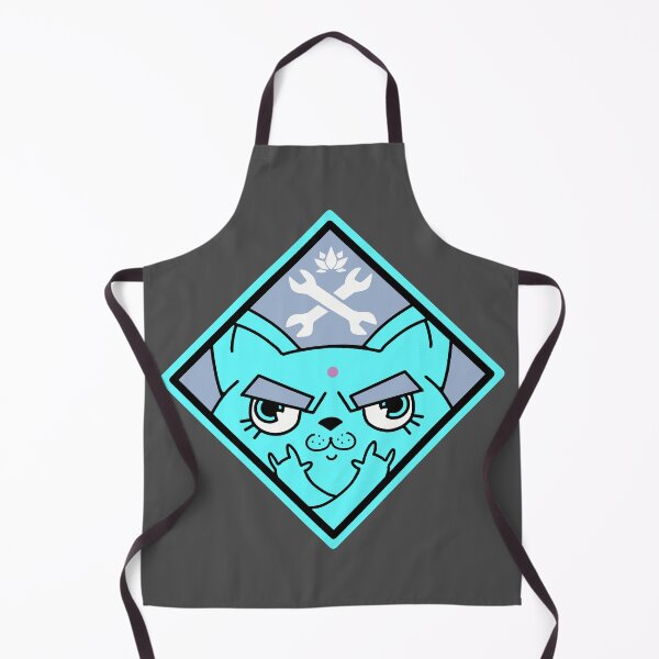 Item preview, Apex Legends - Rampart Cat Sticker Blue designed and sold by Ninja Design Inc.