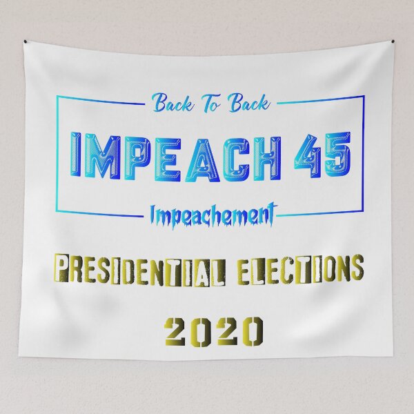 Item preview, back to back impeachment designed and sold by GalaxyStoreDZ.