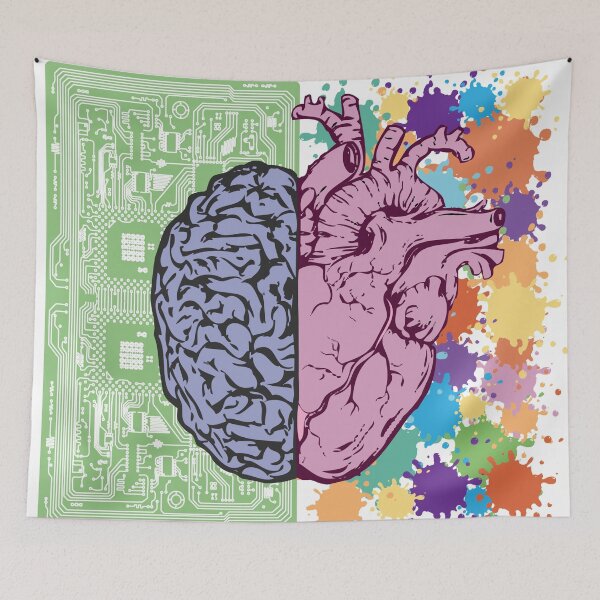 Item preview, BRAIN OR HEART  designed and sold by PabloBasma.