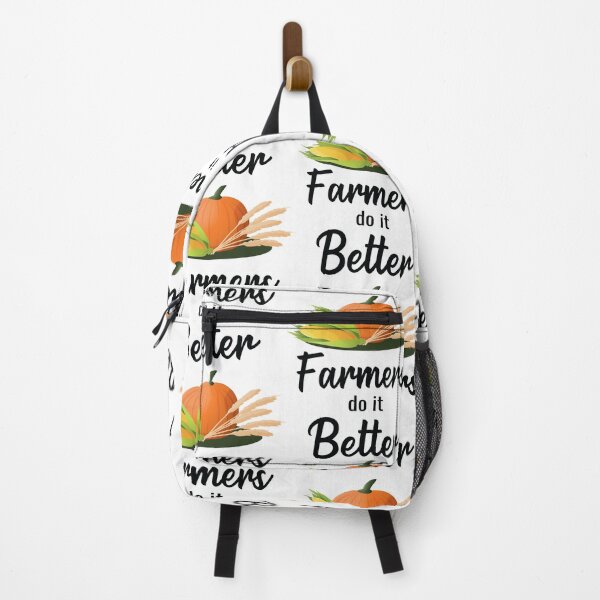 Item preview, Farmers Do It Better - Black Text with Corn, Wheat and Pumpkin designed and sold by TheMajesticGoat.