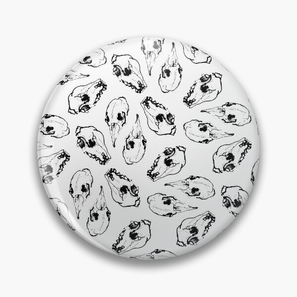Item preview, White Animal Skull Pattern - Sketch Collection designed and sold by Daria Berndt.