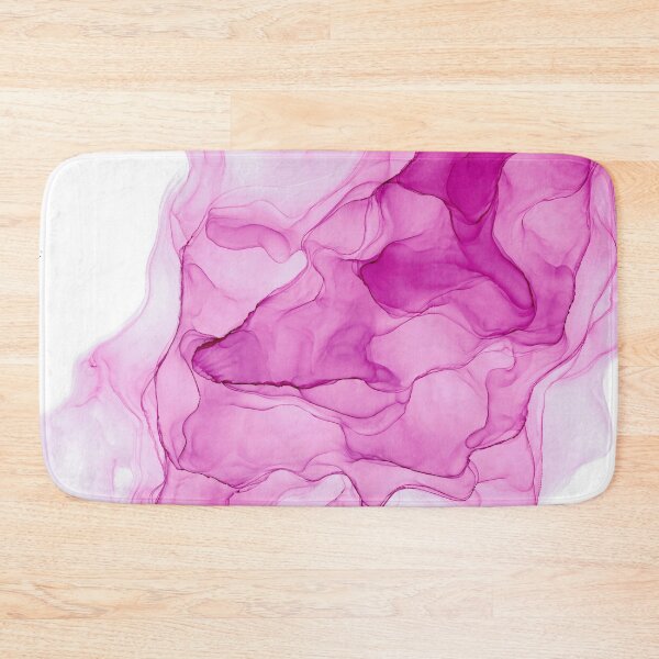Item preview, Pink Rose Abstract 214  Modern Alcohol Ink Painting by Herzart Ink blob designed and sold by herzart.