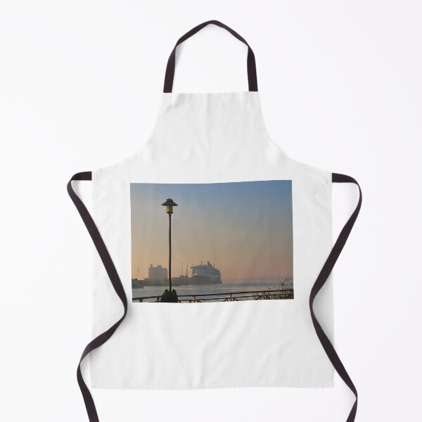 Item preview, The Queen Mary 2 on a misty morning in Southampton. designed and sold by ronsaunders47.