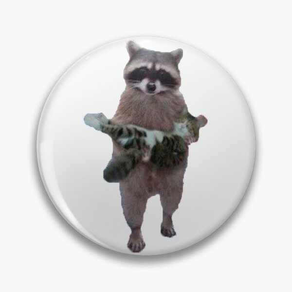 Item preview, raccoon carrying kitten designed and sold by valwerty.