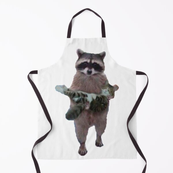 Item preview, raccoon carrying kitten designed and sold by valwerty.