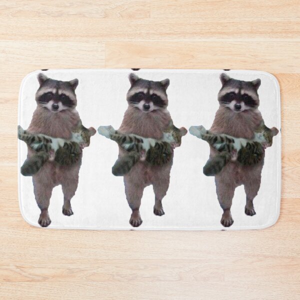 Item preview, raccoon carrying kitten designed and sold by valwerty.