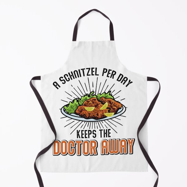 Item preview, a schnitzel per day keeps the doctor away designed and sold by Pixelstory.