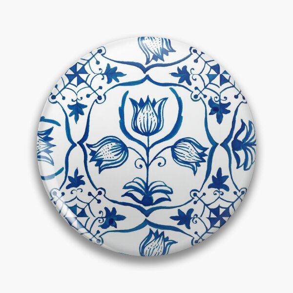 Item preview, Delft Blue Tulips designed and sold by hannahpaulk.