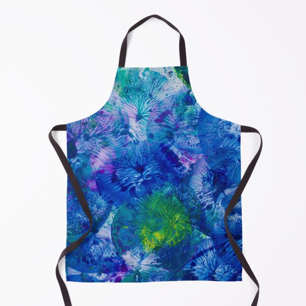 Item preview, Abstract Floral Watercolor with blue, purple, and yellow. designed and sold by KinsleyCole.