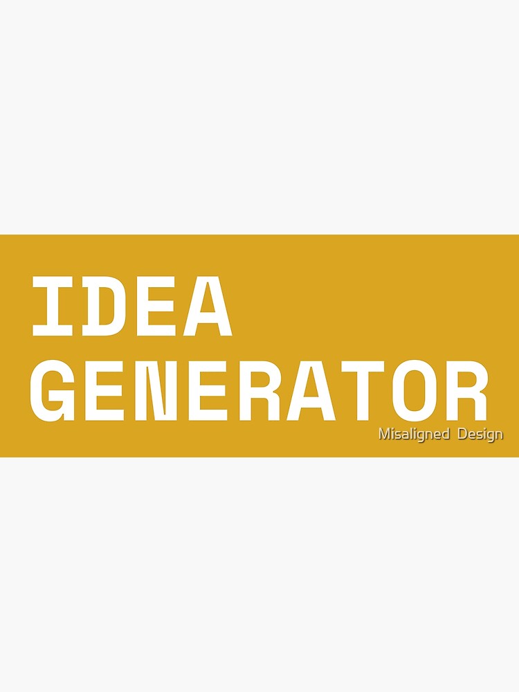 idea-generator-designer-sticker-pack-poster-for-sale-by-lei-nie