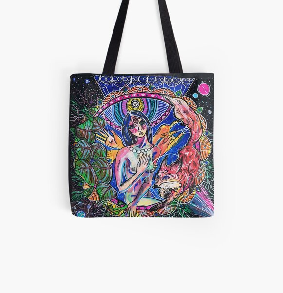 What the fox All Over Print Tote Bag