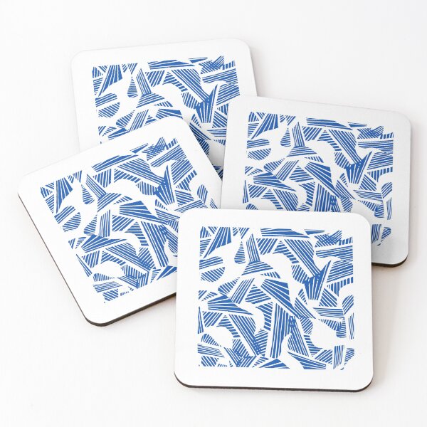 Item preview, Abstract blue lines pattern designed and sold by KQ1985.