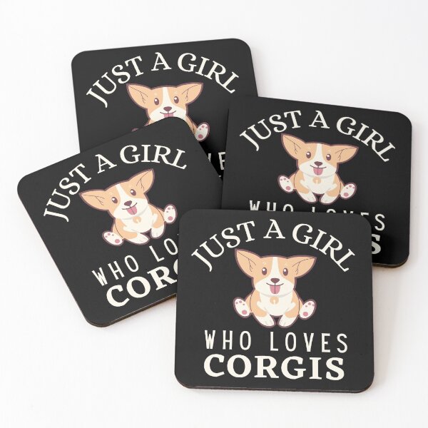 Item preview, just a girl who loves corgis - Fanny gift for girl designed and sold by Designs-DA.
