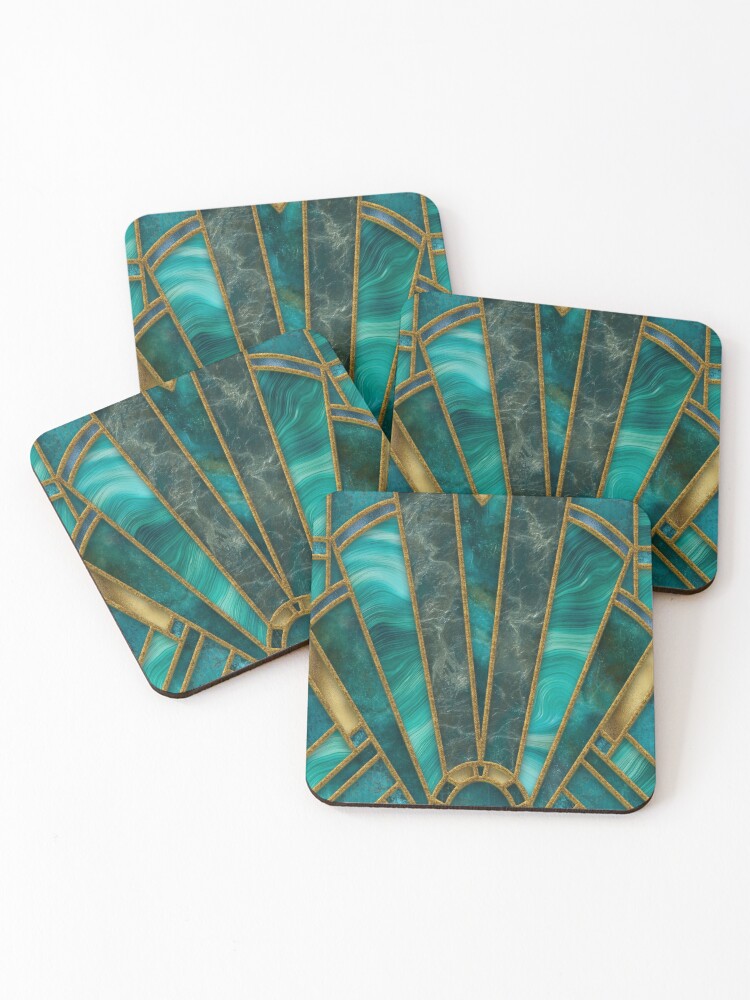 Gemstone deals drink coasters