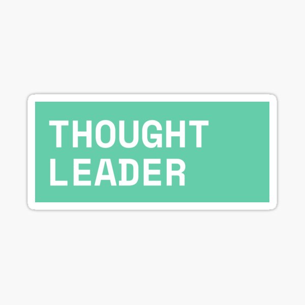 Item preview, THOUGHT LEADER: designer sticker pack designed and sold by the Boletus.