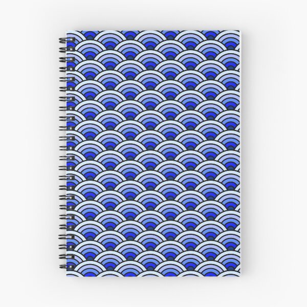 Item preview, Blue Seigaiha designed and sold by Sybille-Yates.