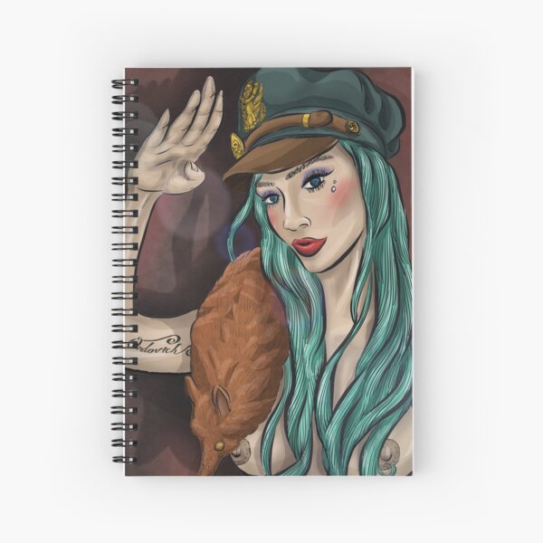 Scarlett's Salute Spiral Notebook
