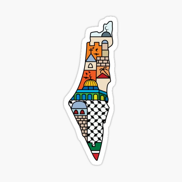Kids Diamond Painting Stickers Kits - Holographic Palestine