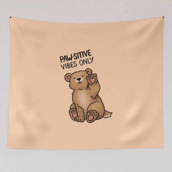 Item preview, Paw-sitive Vibes Only! designed and sold by drawforpun.