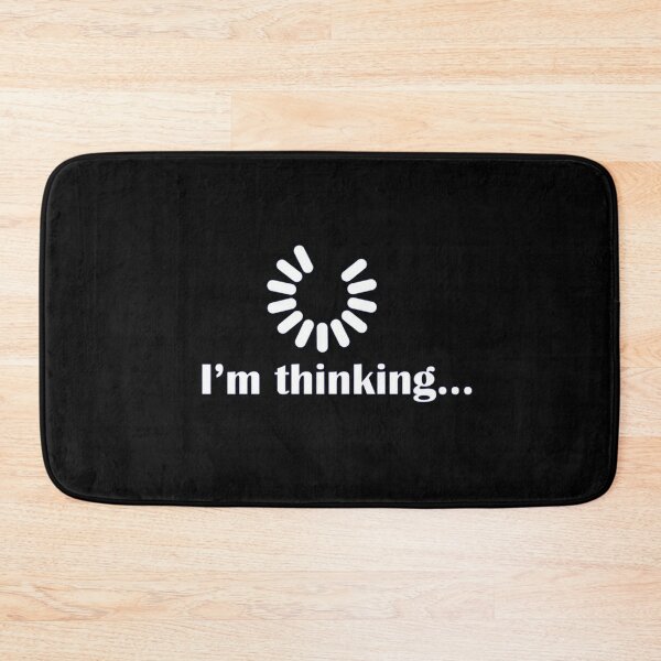 Item preview, I am thinking t-shirt,thinking tees,downloading t-shirt,humor tops,loading icon t-shirt,funny t-shirt,cool shirt,kids/unisex tshirt,T 14 designed and sold by FirSen.