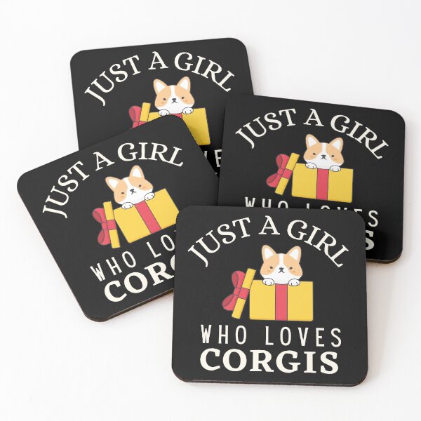 Item preview, just a girl who loves corgis - Fanny gift for girl designed and sold by Designs-DA.