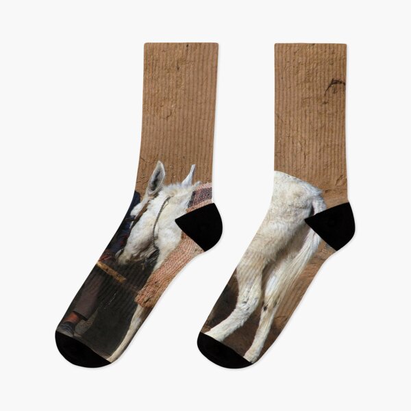 Item preview, Portrait of Old Man and his Donkey, Kashan, Persia, Iran designed and sold by worldways.