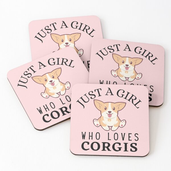 Item preview, just a girl who loves corgis - Fanny gift for girl designed and sold by Designs-DA.