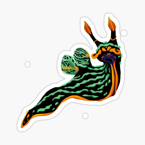 Item preview, Nudibranchia Mint designed and sold by CielPetit.