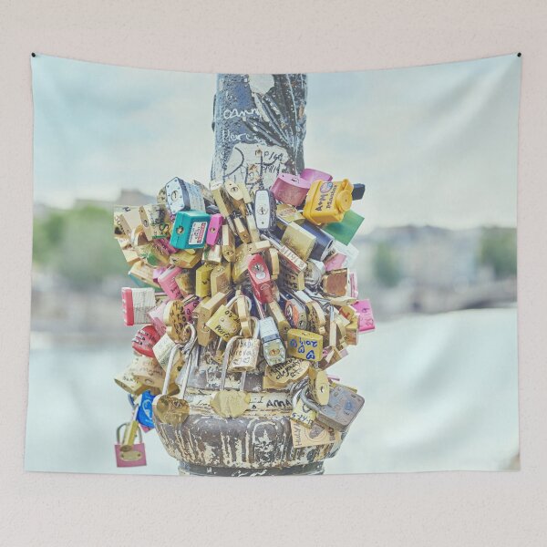 Item preview, Love locks on Pont des Arts  designed and sold by Skayart.