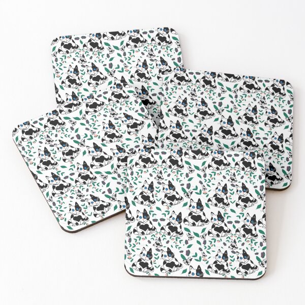 Item preview, Black and White Kitty Pattern designed and sold by mandijdavis.