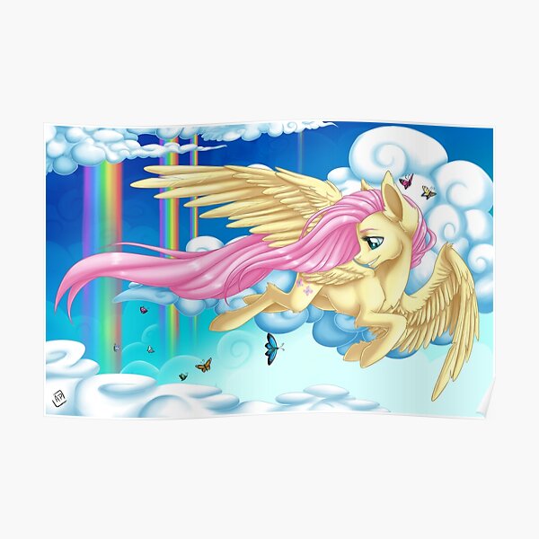 Fluttering Fluttershy Poster