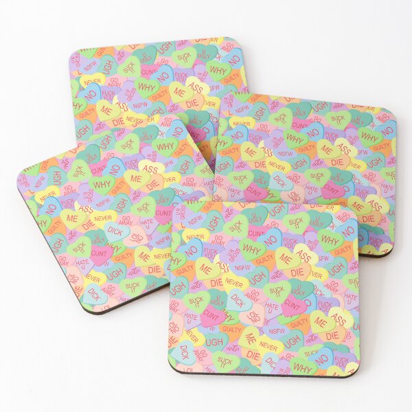 Item preview, Candy Hearts Pattern - NSFW designed and sold by ajoymoon.