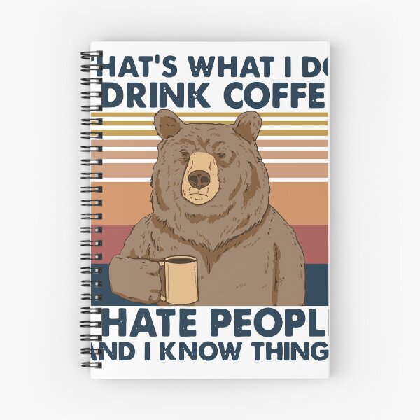 Item preview, BEAR DRINK COFFE ! designed and sold by ARTY-creation.