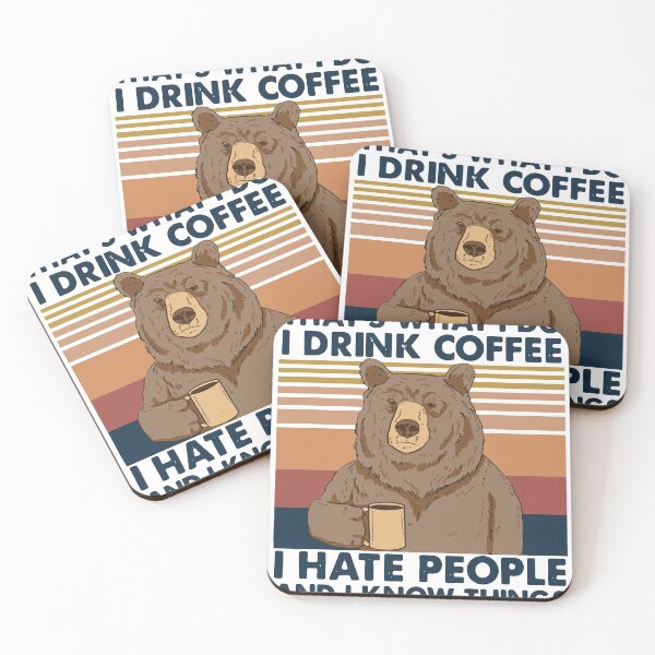 Item preview, BEAR DRINK COFFE ! designed and sold by ARTY-creation.