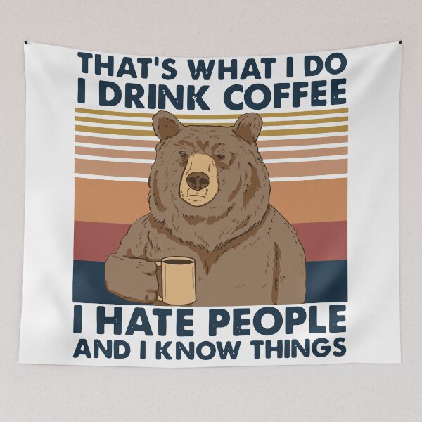 Item preview, BEAR DRINK COFFE ! designed and sold by ARTY-creation.