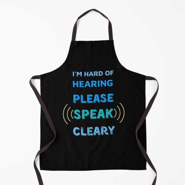 Item preview, I am Hard of Hearing Please Speak Clearly All Blue designed and sold by DivineLiveShop.
