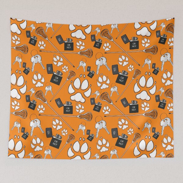 Item preview, Foxes Repeating pattern designed and sold by FoxyOatmeal.