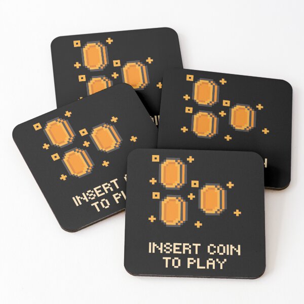Item preview, Retro game: Insert coin to play designed and sold by Paw Design.