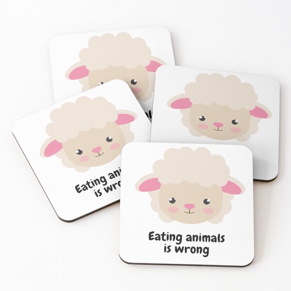 Item preview, Eating Animals Is Wrong - Lamb designed and sold by Julie Pickering.