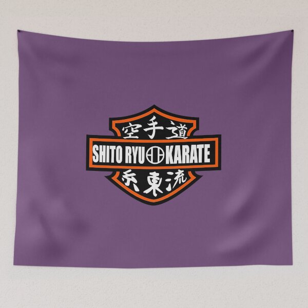 Item preview, Shito Ryu Karate Moto-Cruiser Style Emblem designed and sold by Zanshin-Art.